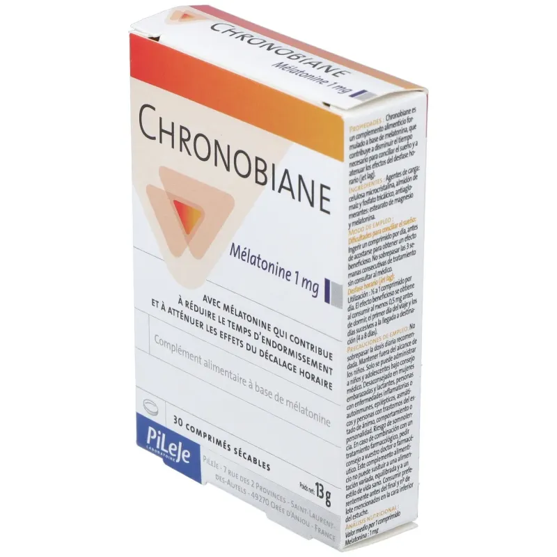 Chronobiane melatonina 30comp. | Farmacia Barata