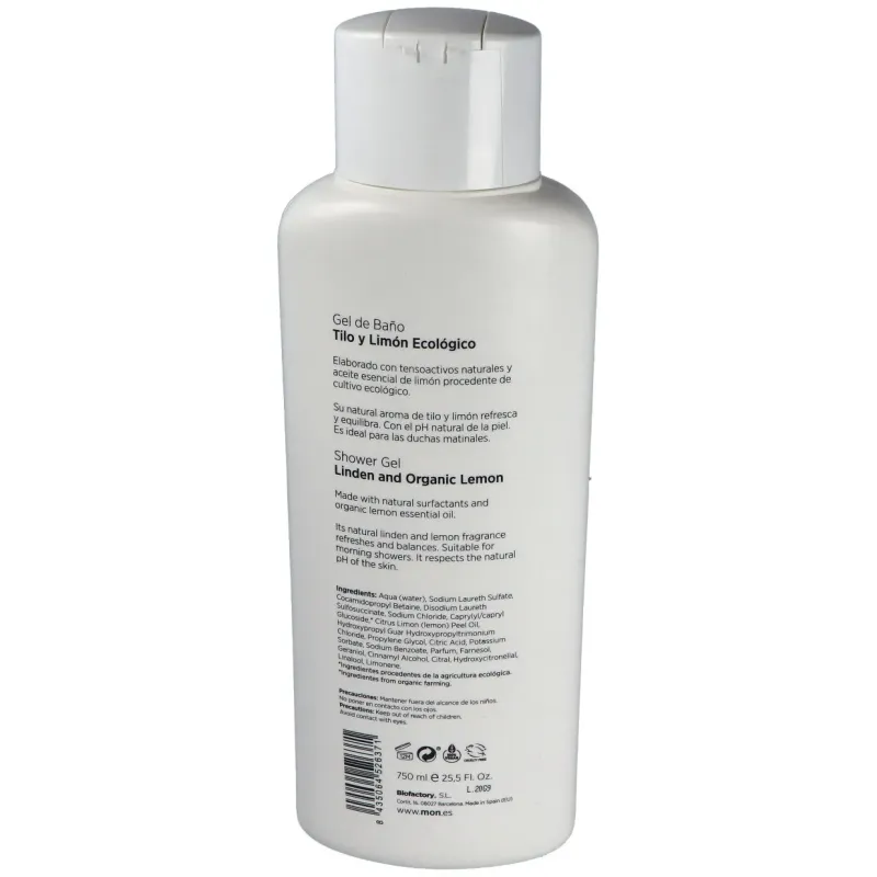 Gel de baño de tilo y limon 750ml. | Farmacia Barata Gel de baño de tilo y limon 750ml. | Farmacia Barata