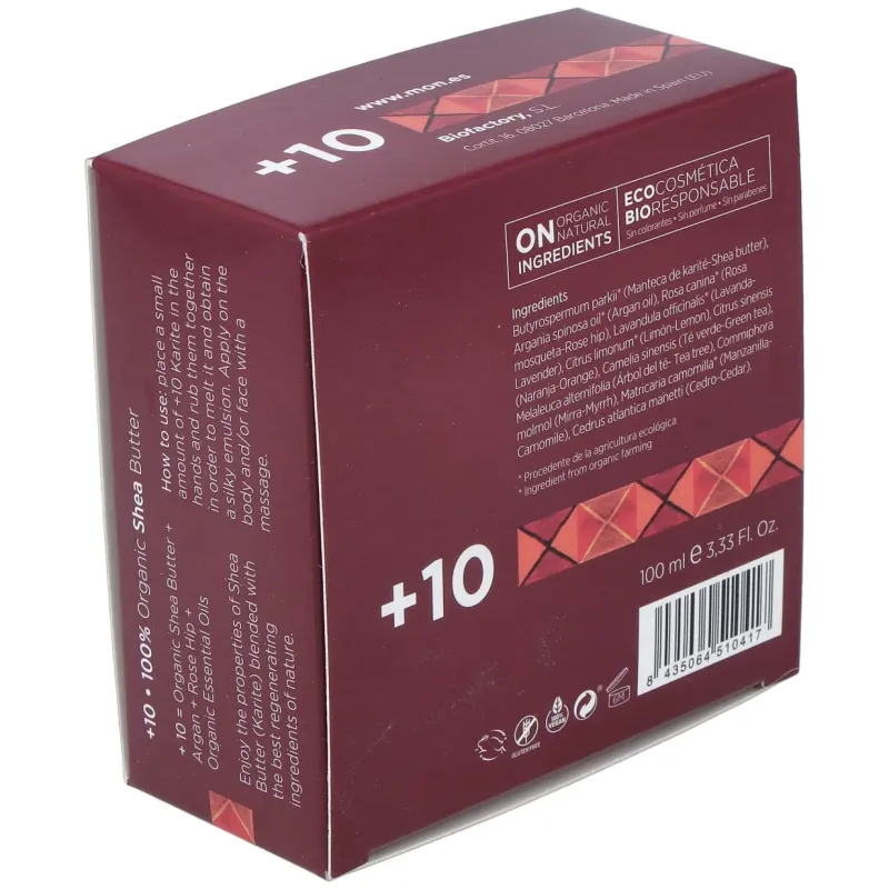Manteca de karite +10 100gr. | Farmacia Barata