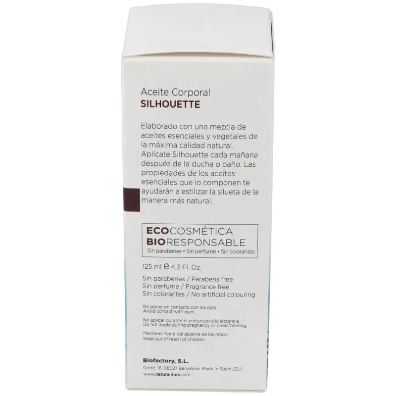 Mon aceite corporal reafirmante silhouette bio 125 ml | Farmacia Barata
