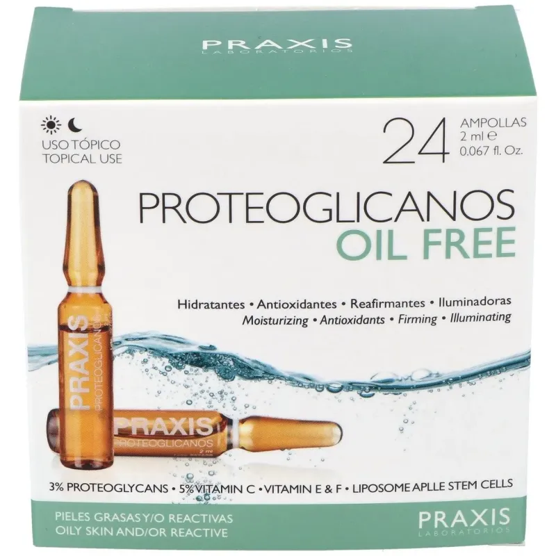 Praxis proteoglicanos oil free 24x2ml | Farmacia Barata
