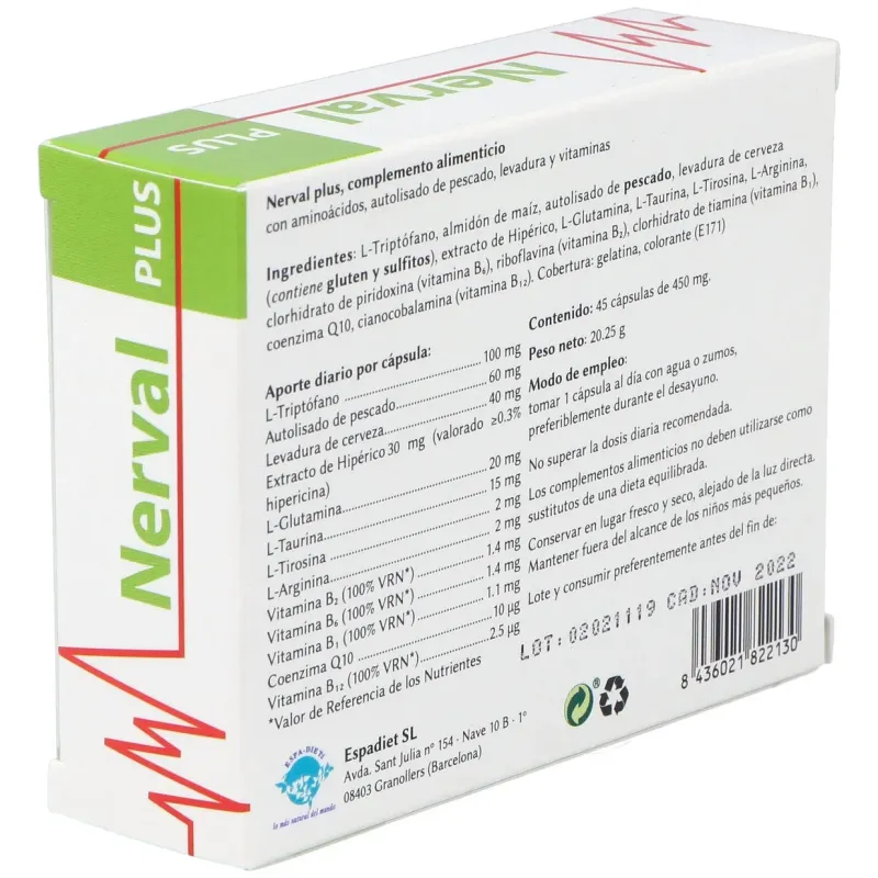 Montstar nerval plus 45caps | Farmacia Barata