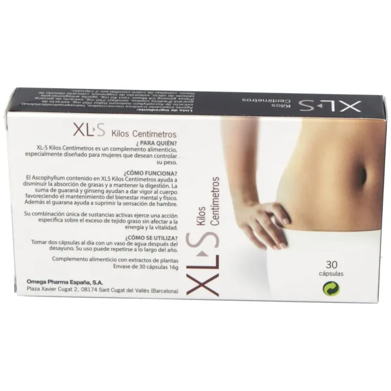 Xls medical kilos y centimetros 30comp. | Farmacia Barata