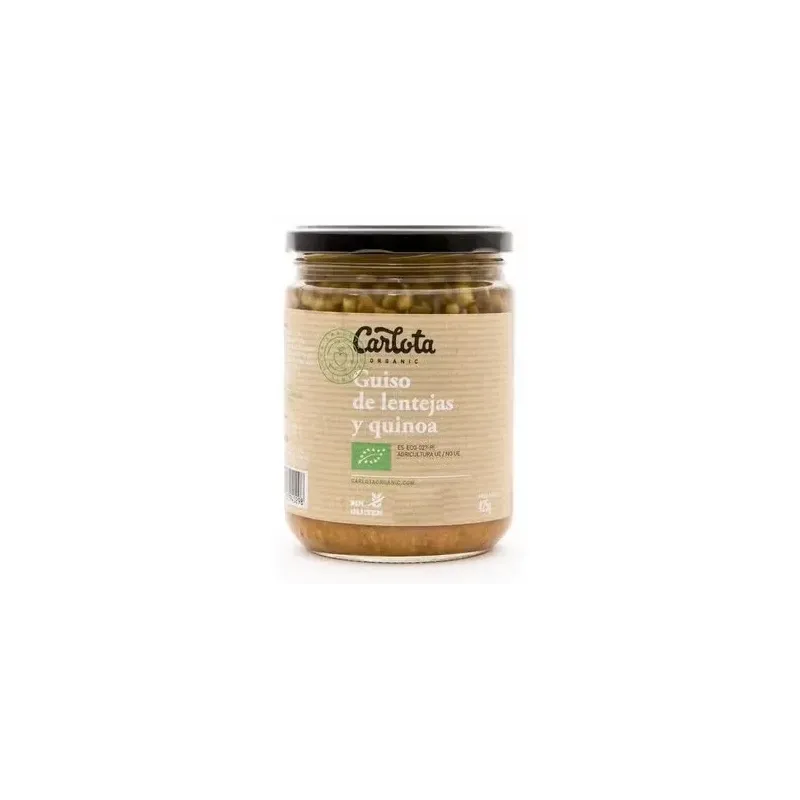 Guiso de lentejas y quinoa 425gr. eco sg vegan | Farmacia Barata Guiso de lentejas y quinoa 425gr. eco sg vegan | Farmacia Barata