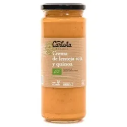 Crema de lenteja roja y quinoa 450gr. eco sg vegan