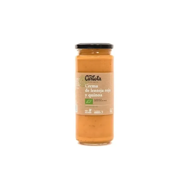Crema de lenteja roja y quinoa 450gr. eco sg vegan | Farmacia Barata