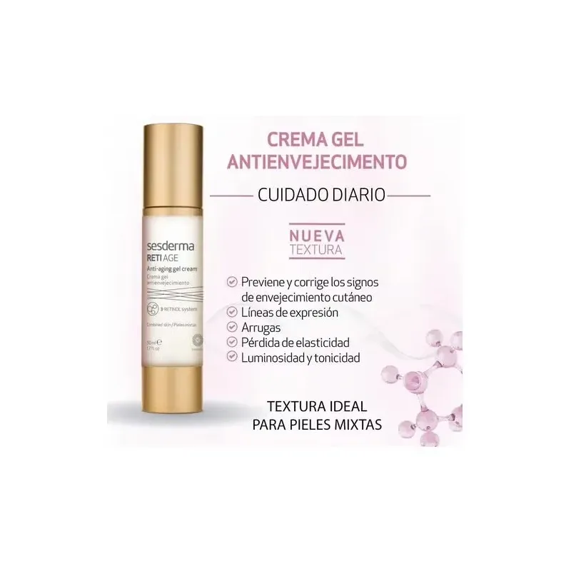 Sesderma retiage crema gel antienvejecimiento 50ml | Farmacia Barata Sesderma retiage crema gel antienvejecimiento 50ml | Farmacia Barata