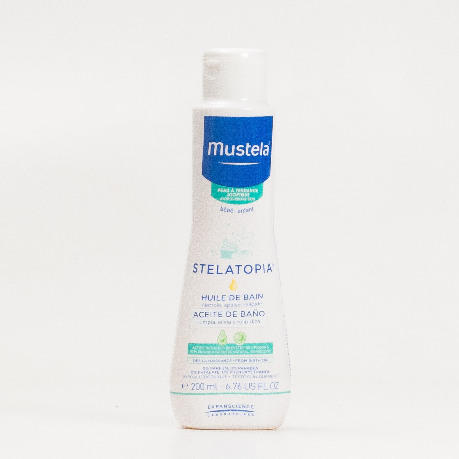 Mustela Stelatopia Aceite de Baño, 200ml