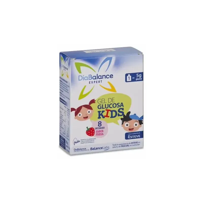 Diabalance gel de glucosa kids 8 sobres | Farmacia Barata