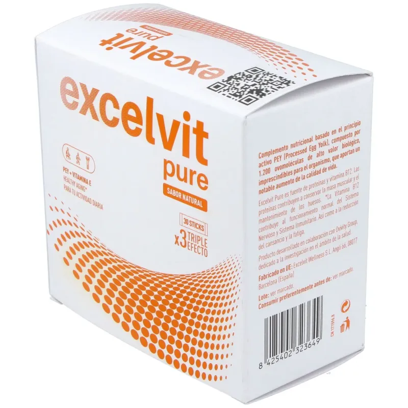 Excelvit pure (bienestar) 30sticks | Farmacia Barata