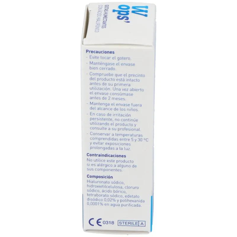 Wops gotas humectantes 10ml. | Farmacia Barata