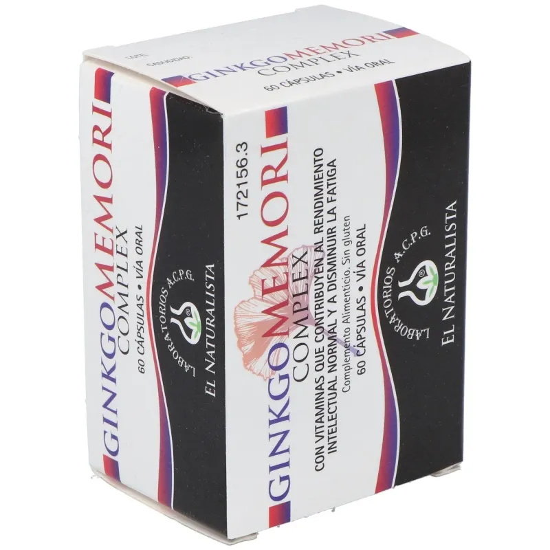 El naturalista ginkgo memori complex 60caps | Farmacia Barata