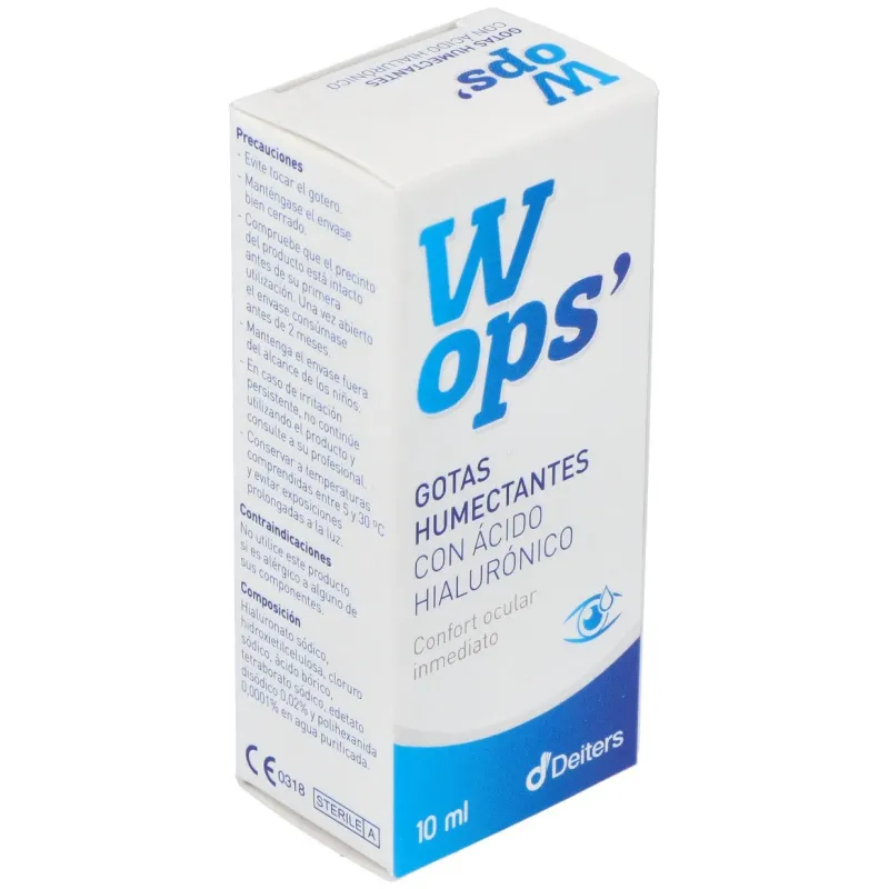 Wops gotas humectantes 10ml. | Farmacia Barata