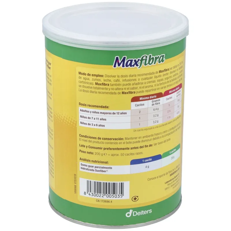 Maxfibra 200gr. | Farmacia Barata