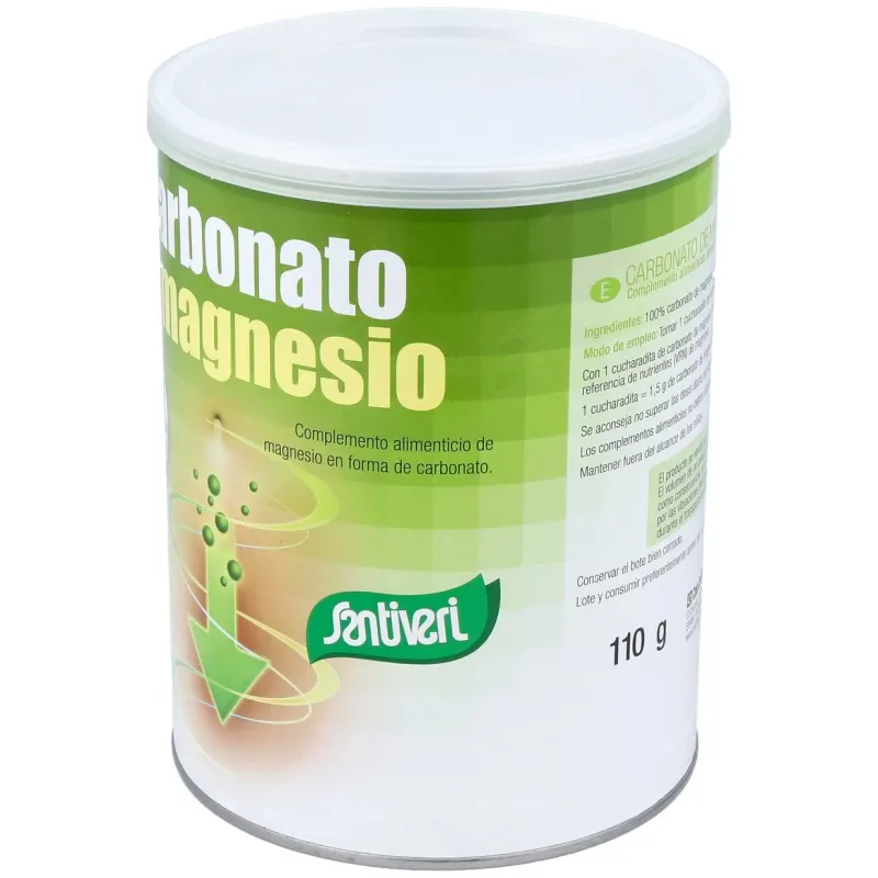 Santiveri carbonato de magnesio polvo 110g | Farmacia Barata