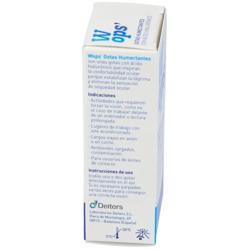 Wops gotas humectantes 10ml. | Farmacia Barata