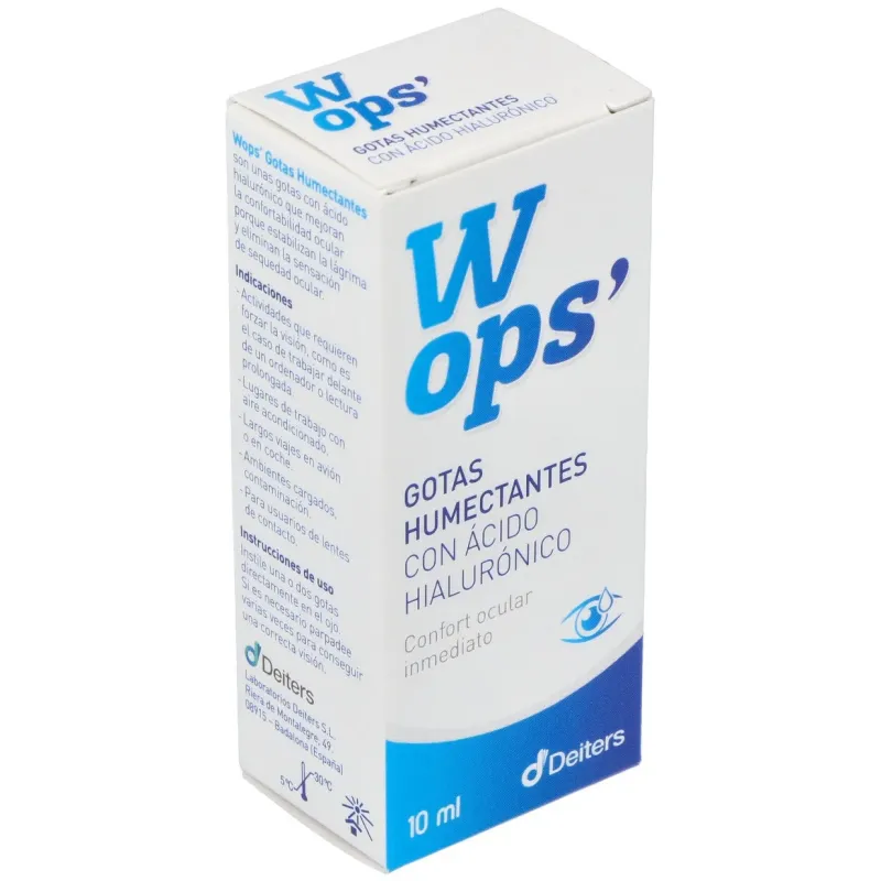 Wops gotas humectantes 10ml. | Farmacia Barata
