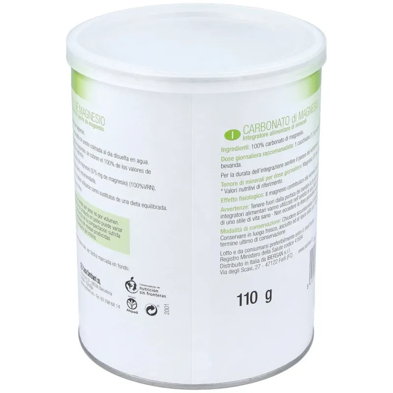 Santiveri carbonato de magnesio polvo 110g | Farmacia Barata