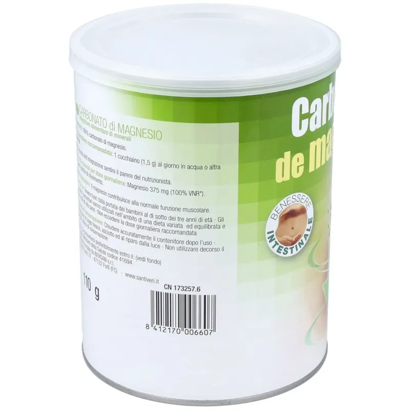 Santiveri carbonato de magnesio polvo 110g | Farmacia Barata