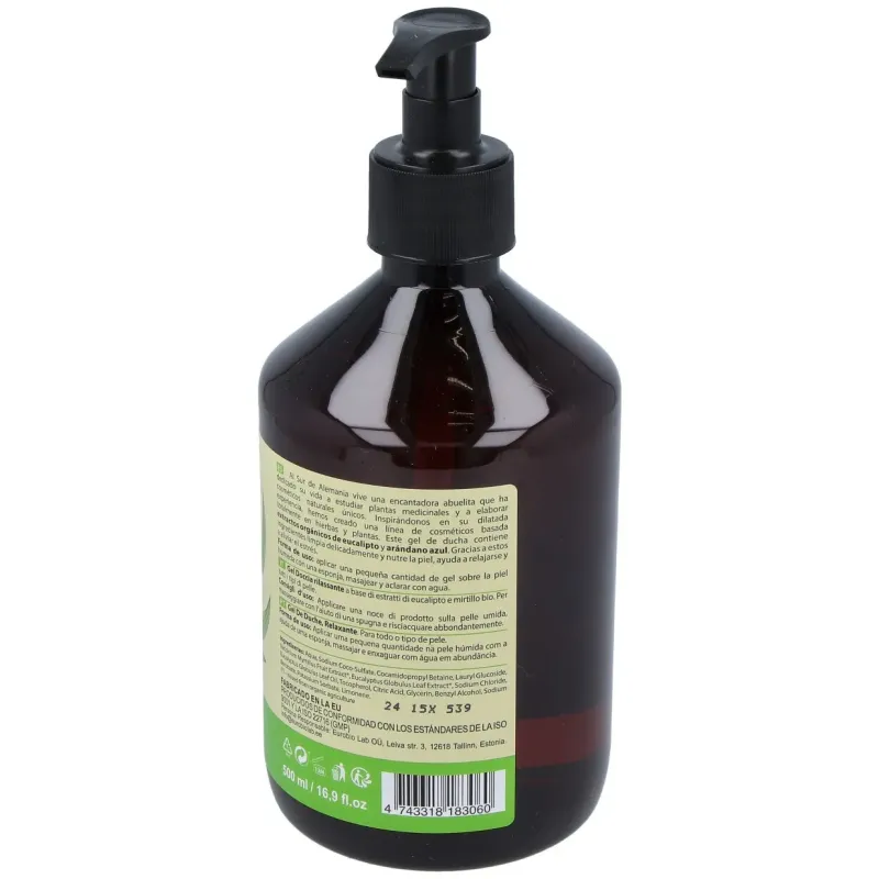 Gel de ducha relajante arandano azul 6udsx500ml. | Farmacia Barata