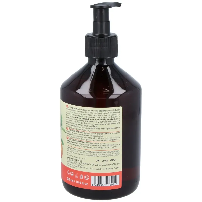 Gel de ducha nutritivo melocoton 6udsx500ml. | Farmacia Barata