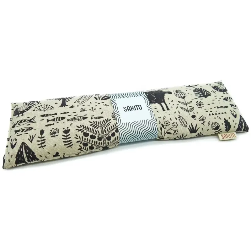 Sakito saco térmico cervical semillas animales 42x13cm 1ud | Farmacia Barata