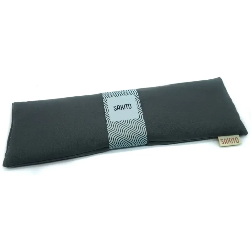 Sakito saco térmico cervical semillas gris 42x13cm 1ud | Farmacia Barata