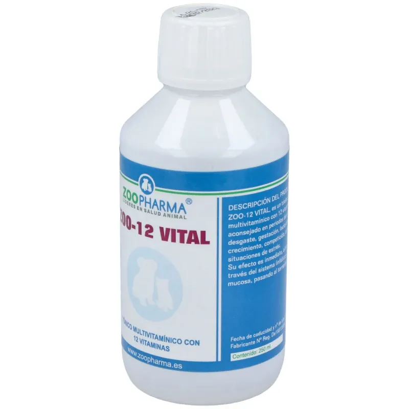 Zoo-12 vital perros y gatos 250ml. | Farmacia Barata