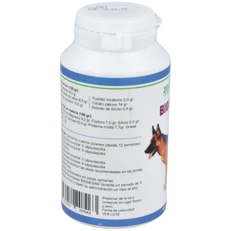 Biogesan mascotas 120cap. | Farmacia Barata