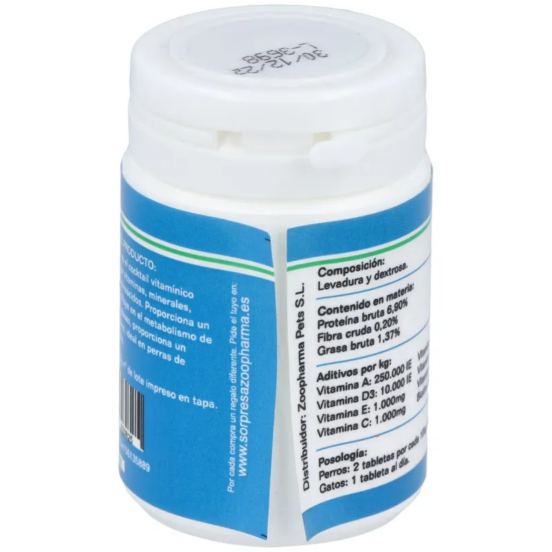 Zoo-30 vitamins perros y gatos 30comp | Farmacia Barata
