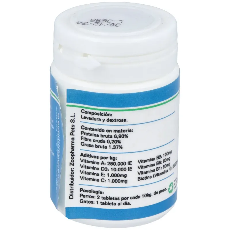 Zoo-30 vitamins perros y gatos 30comp | Farmacia Barata