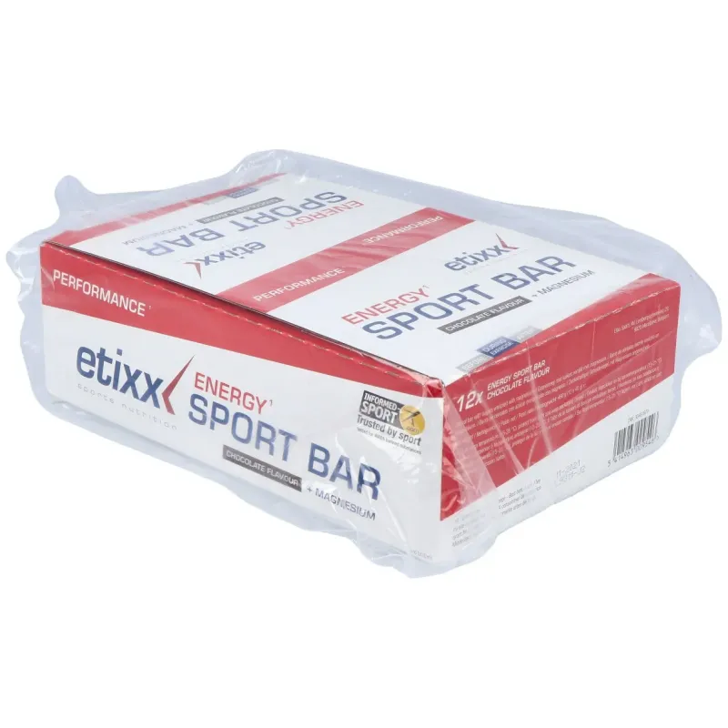 Etixx energy sport bar sabor chocolate 12uds | Farmacia Barata Etixx energy sport bar sabor chocolate 12uds | Farmacia Barata