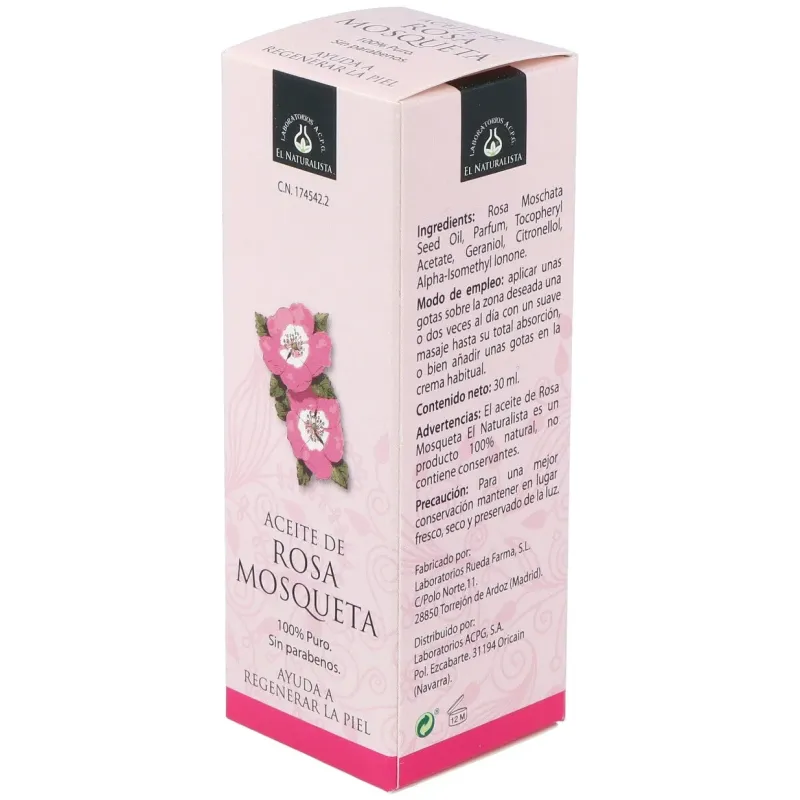 El naturalista aceite de rosa mosqueta 30 ml | Farmacia Barata
