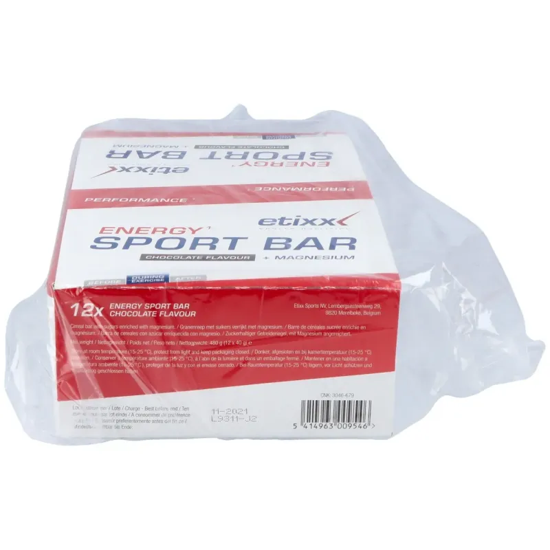 Etixx energy sport bar sabor chocolate 12uds | Farmacia Barata Etixx energy sport bar sabor chocolate 12uds | Farmacia Barata