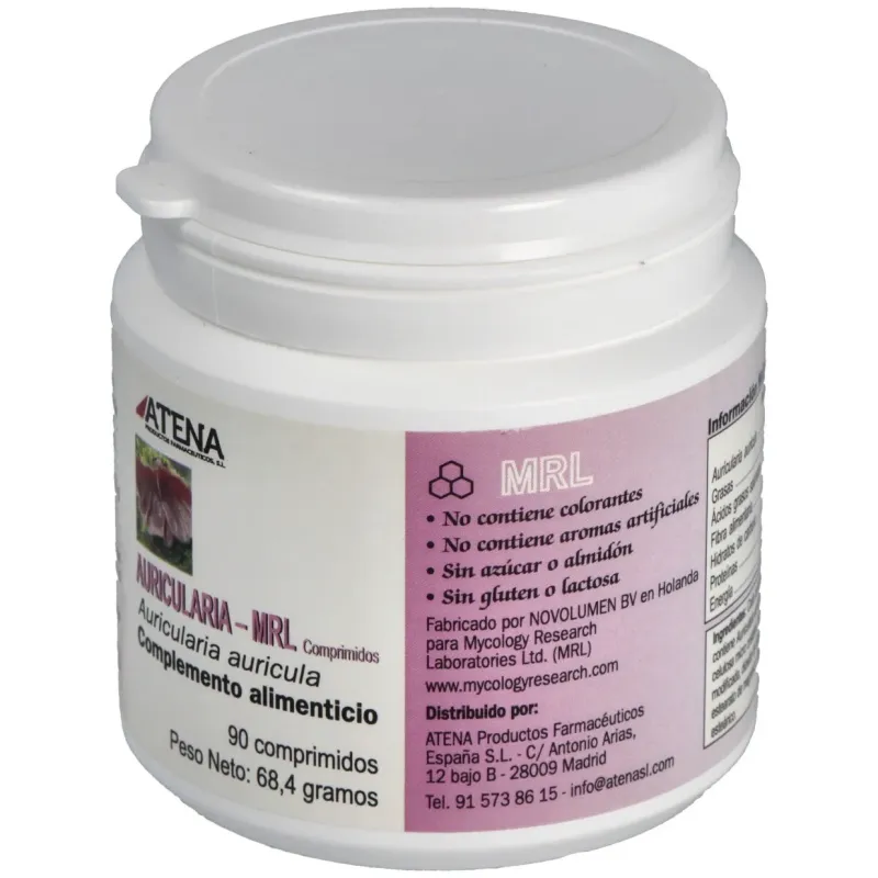 Auricularia-mrl 500gr. 90comp. | Farmacia Barata