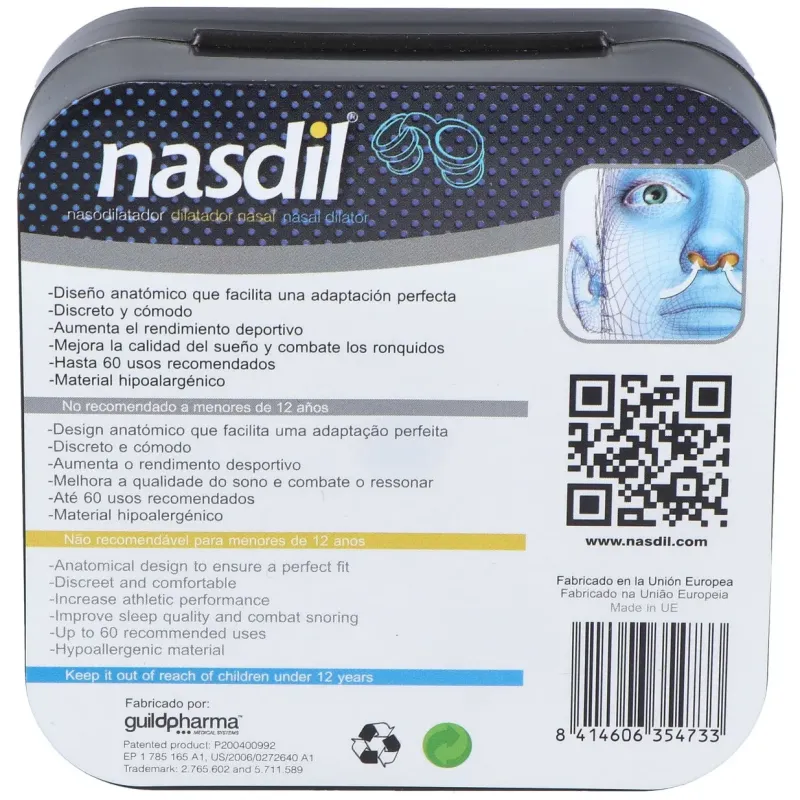 Nasdil fusion dilatador nasal deporte ronquido 1ud | Farmacia Barata