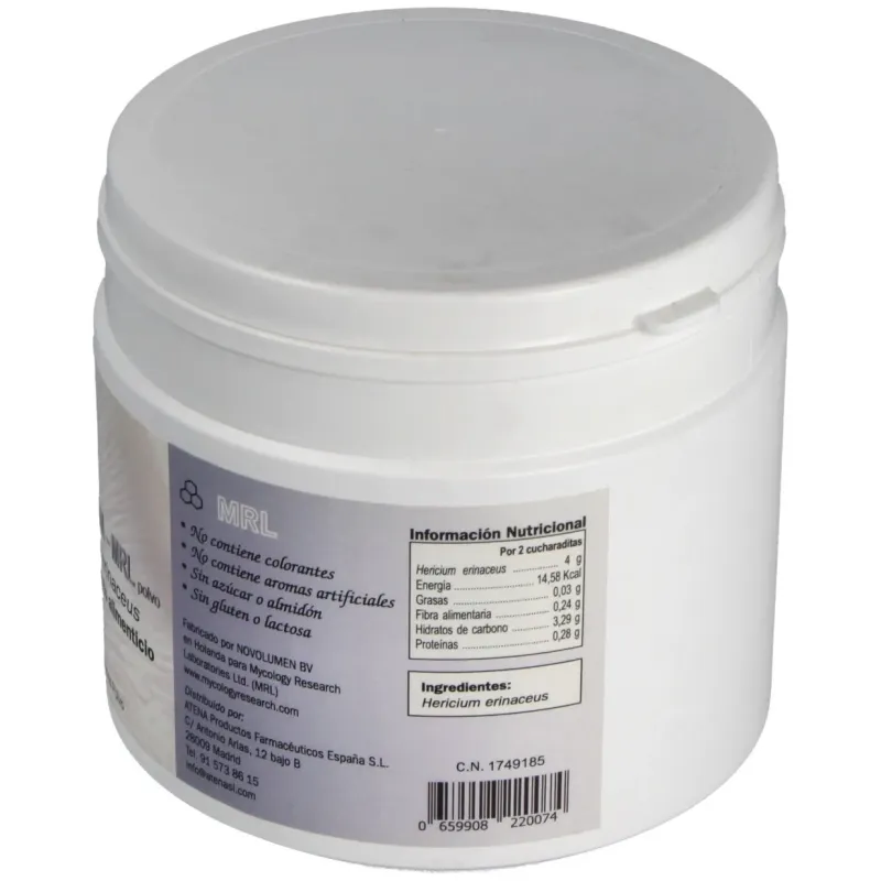 Hericium-mrl 250gr. en polvo | Farmacia Barata