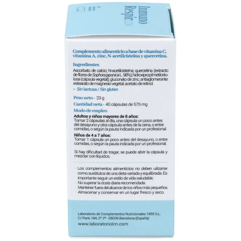 Inmunorespir 40cap.veg. | Farmacia Barata