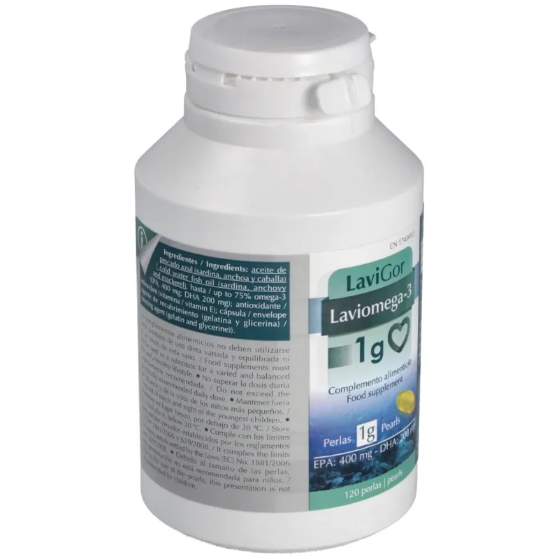 Lavigor laviomega 3 1g 120caps | Farmacia Barata