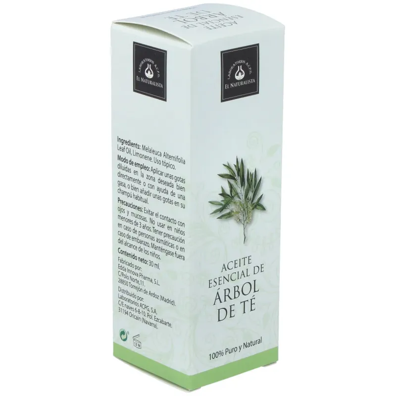 El naturalista aceite esencial de árbol de té 30ml | Farmacia Barata