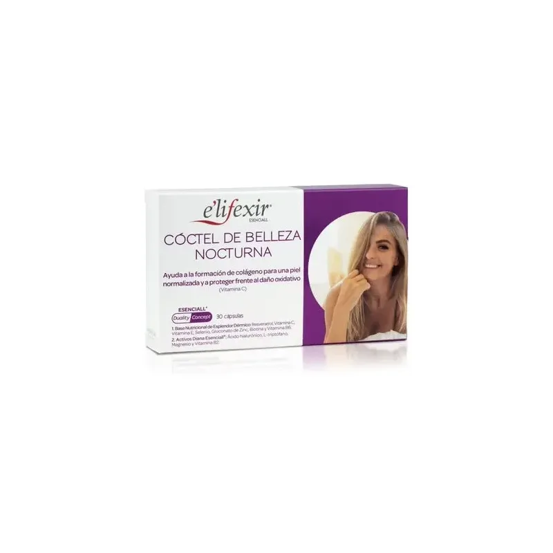 Elifexir esenciall coctel belleza nocturna 30cap. | Farmacia Barata Elifexir esenciall coctel belleza nocturna 30cap. | Farmacia Barata