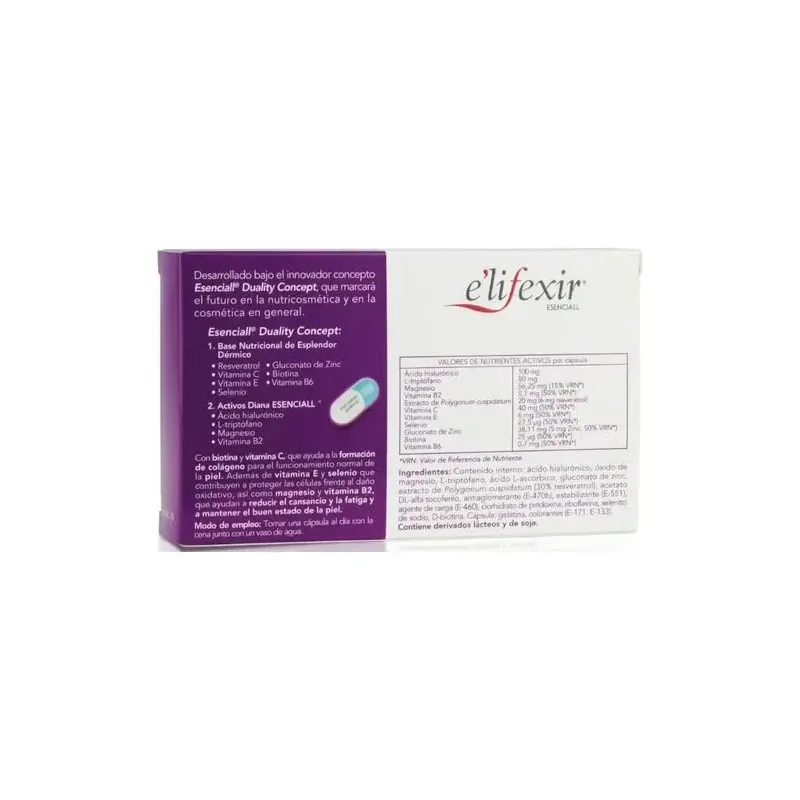 Elifexir esenciall coctel belleza nocturna 30cap. | Farmacia Barata Elifexir esenciall coctel belleza nocturna 30cap. | Farmacia Barata