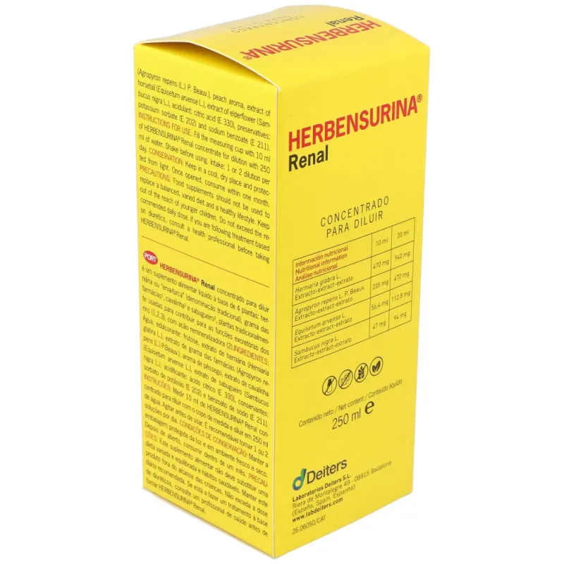 Herbensurina concentrado para diluir 250ml. | Farmacia Barata