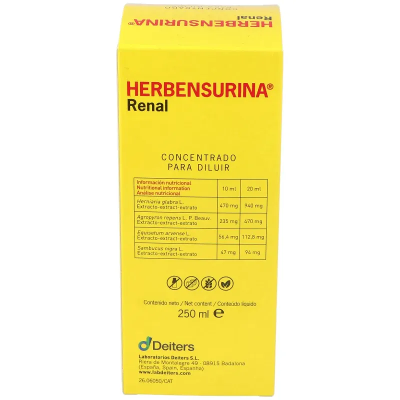 Herbensurina concentrado para diluir 250ml. | Farmacia Barata