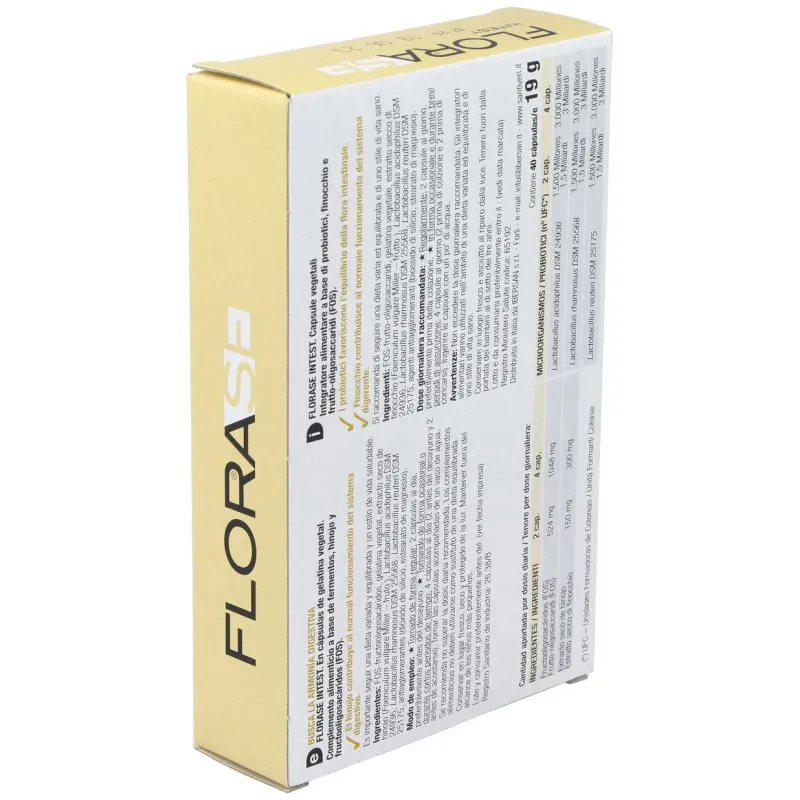 Florase intest santiveri 40 caps | Farmacia Barata
