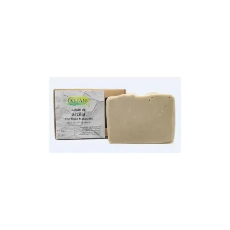 Kijani jabón en pastilla de arcilla 80g | Farmacia Barata