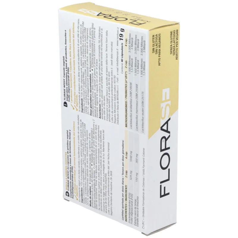 Florase intest santiveri 40 caps | Farmacia Barata