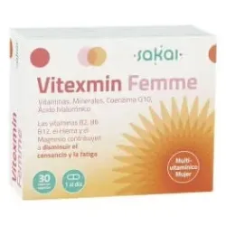 Sakai vitexmin femme 30cáps | Farmacia Barata