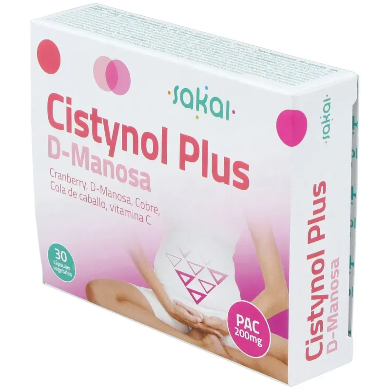 Sakai cistynol plus d-manosa 30caps | Farmacia Barata