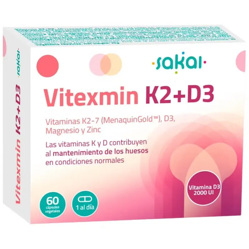 Sakia vitexmin k2-d3 60caps | Farmacia Barata
